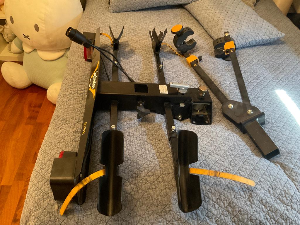 Fietsdrager, Ophalen, Zo goed als nieuw, 2 fietsen, Trekhaakdrager