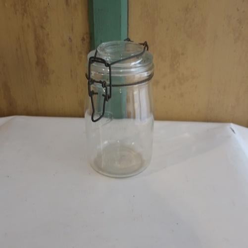 Weck pot L' utile blank glas Frankrijk origineel 1 liter, Ophalen of Verzenden