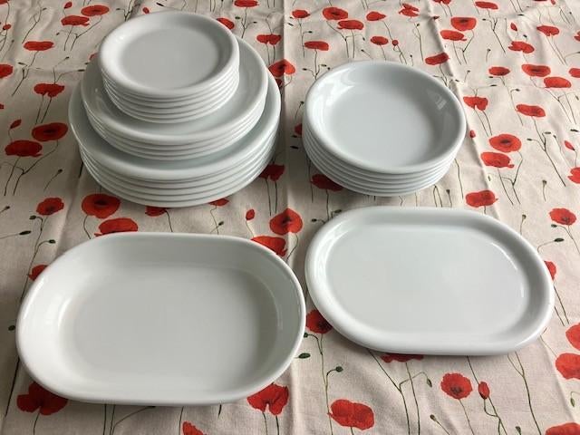 Servies, Verzenden, Zo goed als nieuw, Overige stijlen, Porselein