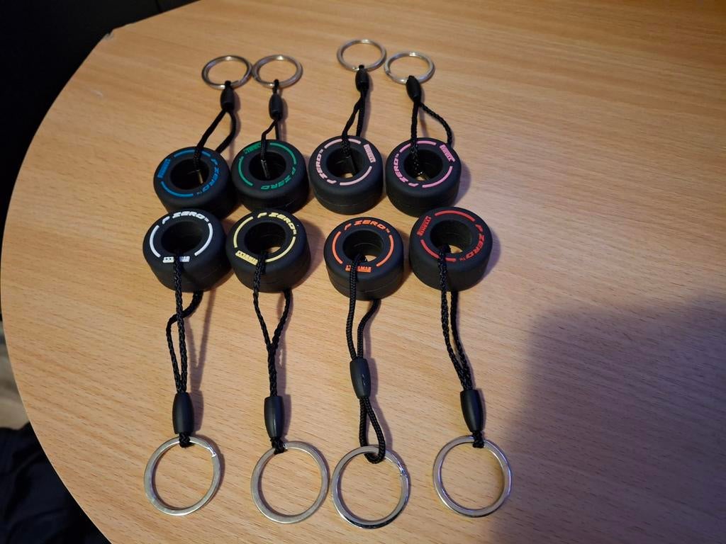 Pirelli sleutelhangers F1, Verzamelen, Ophalen of Verzenden, Zo goed als nieuw, Formule 1