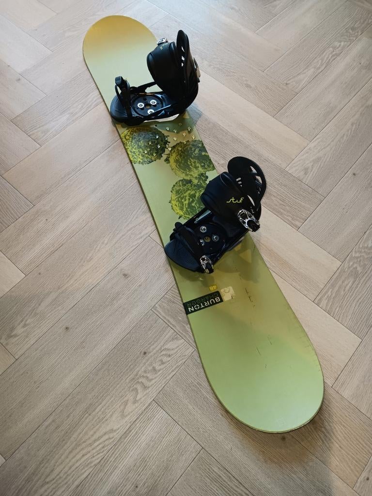 Burton snowboard met Stuf bindingen, Ophalen, Gebruikt, Board