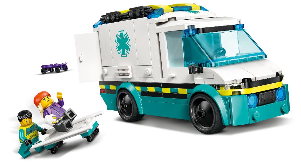 LEGO City 60451 Ambulance 184 delig, Ophalen of Verzenden, Nieuw, Complete set, Lego