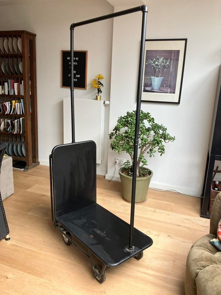 Trolley, kledinghanger, Ophalen, Gebruikt, Metaal