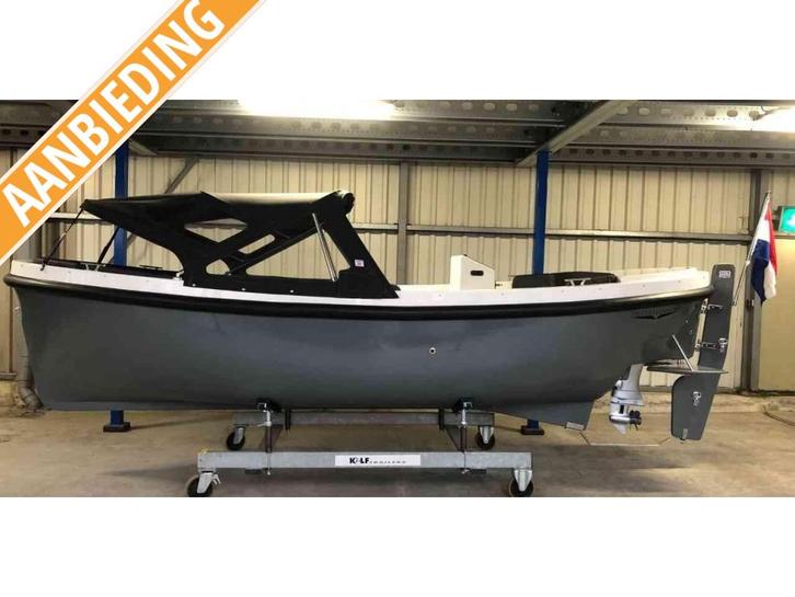 Pieterman 620 Reddingsloep Honda 20pk, Watersport en Boten, Sloepen, Nieuw, 10 tot 30 pk, 6 meter of meer, Buitenboordmotor, Benzine