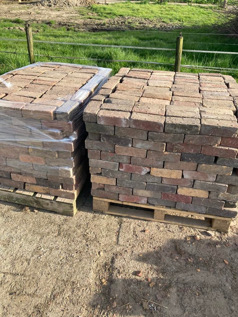 Gebakken dikformaten (ca. 23-25m2)uiterlijk 24 april ophalen, Gebruikt, Keramiek, Klinkers, Ophalen of Verzenden