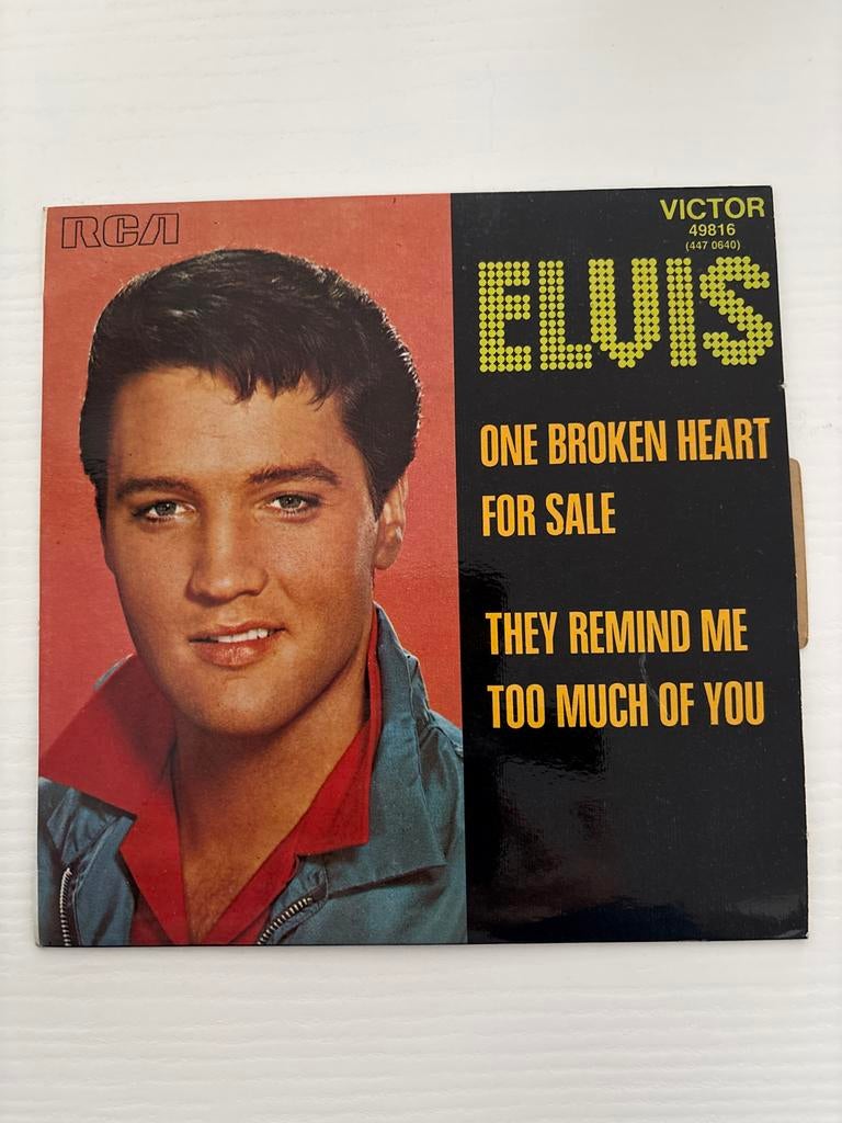 Elvis Presley - One Broken Heart For Sale (45 toeren), 7 inch, Single, Ophalen of Verzenden, Zo goed als nieuw