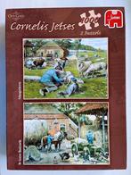 Jumbo Puzzel 2 x 1000 - Cornelis Jetses, Ophalen of Verzenden, 500 t/m 1500 stukjes, Zo goed als nieuw, Legpuzzel