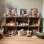 Struisvogelei, ertsgebergte haas, flock, antieke paaskaart…, Diversen, Ophalen of Verzenden, Zo goed als nieuw