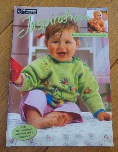 Baby breiboek Schachenmayr Nomotta nr. 73 maat 44 t/m 92, Hobby en Vrije tijd, Breien en Haken, Zo goed als nieuw, Breien, Patroon of Boek