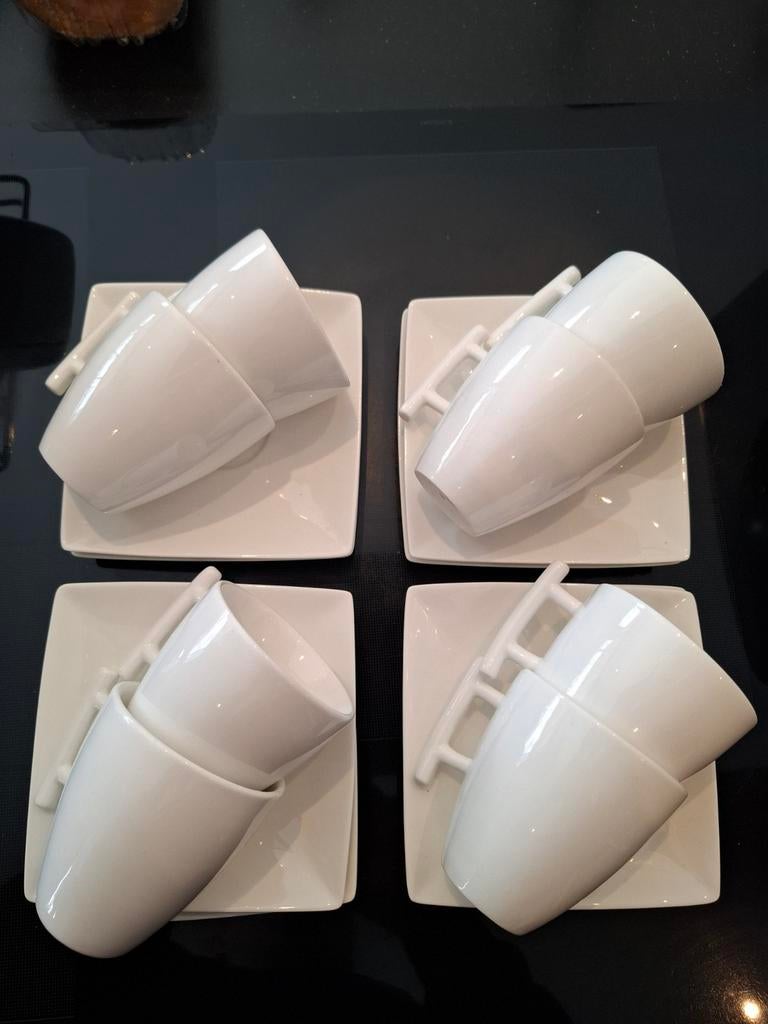 Squito servies kop en schotel 8x, onbeschadigd, Ophalen