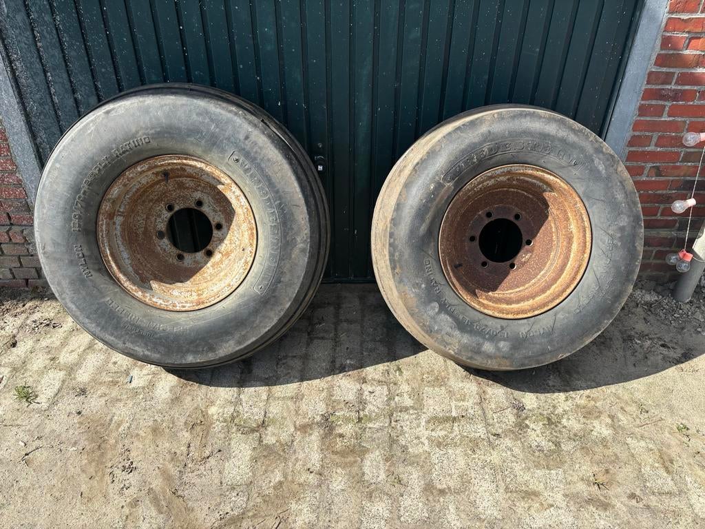 Landbouwband 15/70-18 met velg, Zakelijke goederen, Agrarisch | Onderdelen | Banden, Velgen en Assen, Ophalen