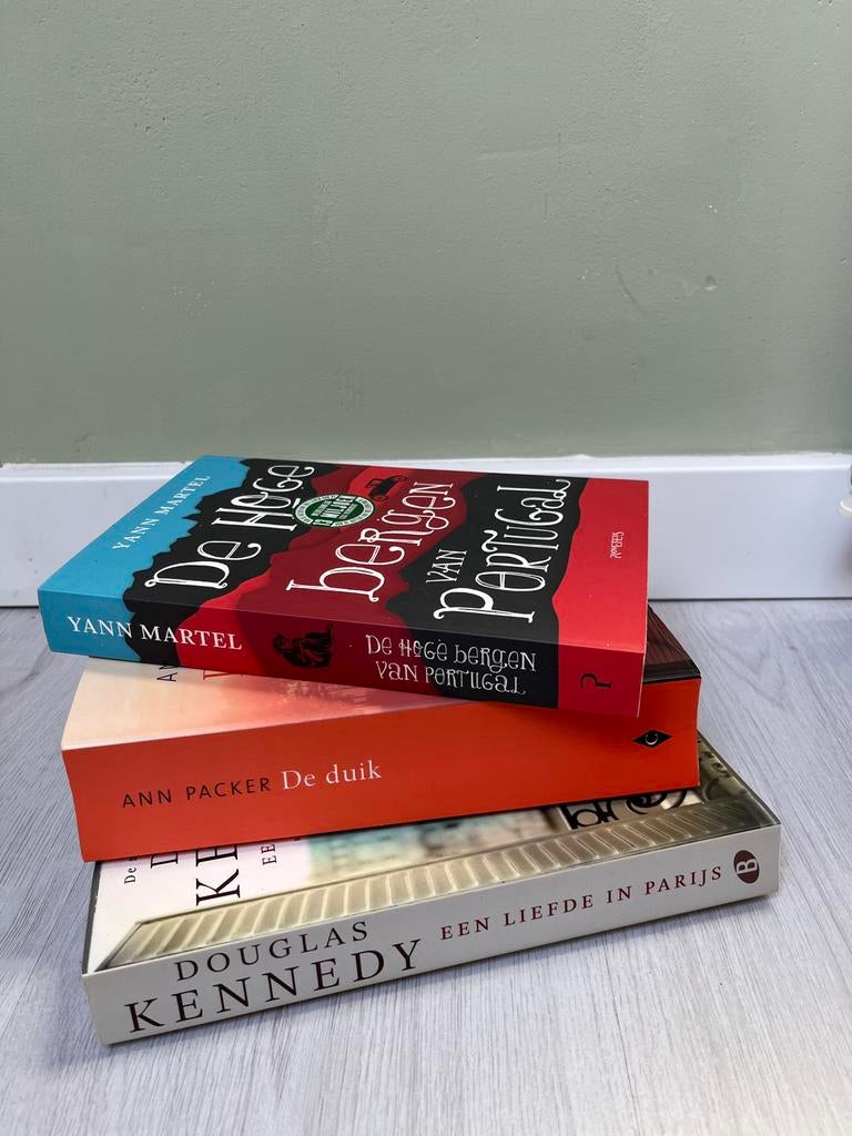 Boekenpakket: Yann Martel, Ann Packer, Douglas Kennedy, Ophalen of Verzenden, Gelezen, Nederland