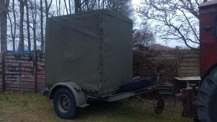 Legerkar / Aanhanger met huif - Saris Productie, Verzamelen, Militaria | Algemeen, Landmacht, Nederland, Ophalen