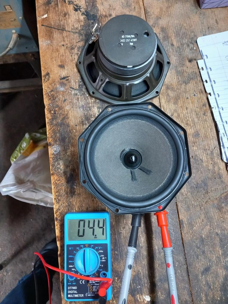 Zeer nette mooie Philips woofers 7066/w4 in nieuw staat, Audio, Tv en Foto, Luidsprekers, Philips, Ophalen of Verzenden, Zo goed als nieuw