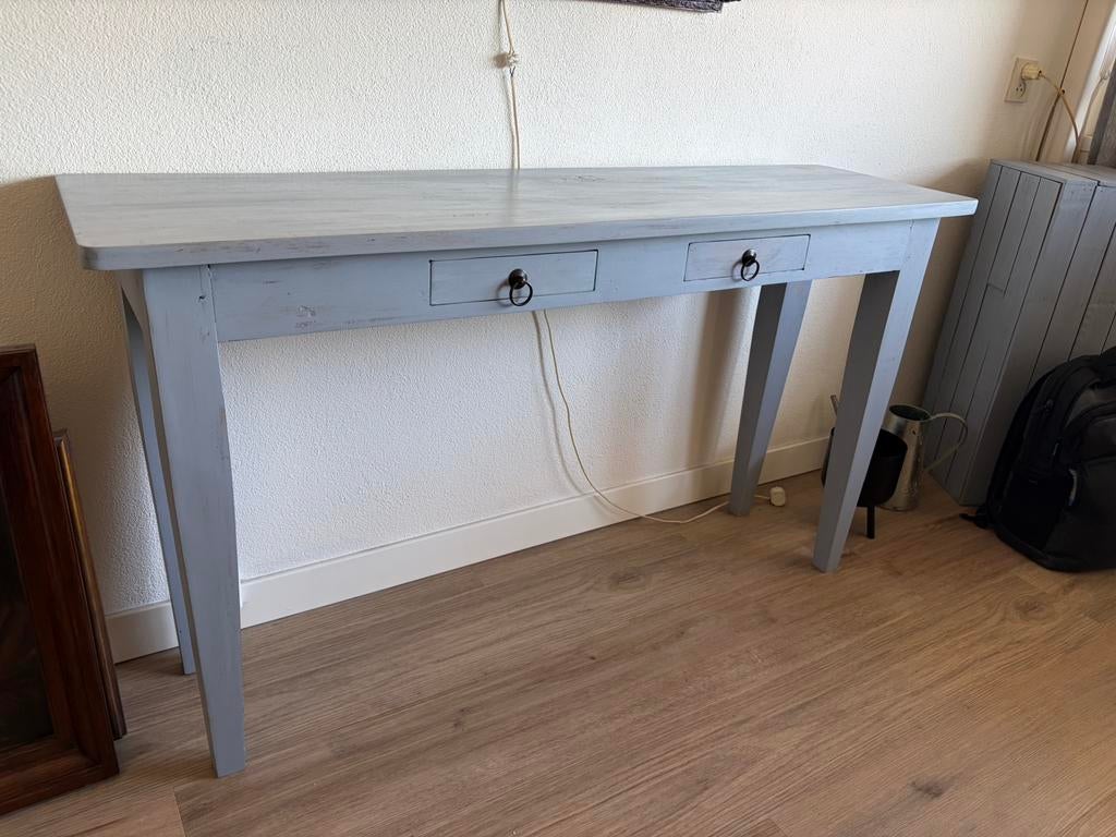 Leuke sidetable, 100 tot 150 cm, Ophalen of Verzenden, Zo goed als nieuw, 25 tot 50 cm