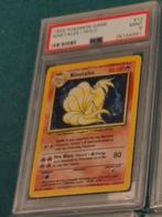 12/102 base ninetales psa 9, Ophalen of Verzenden, Zo goed als nieuw, Foil