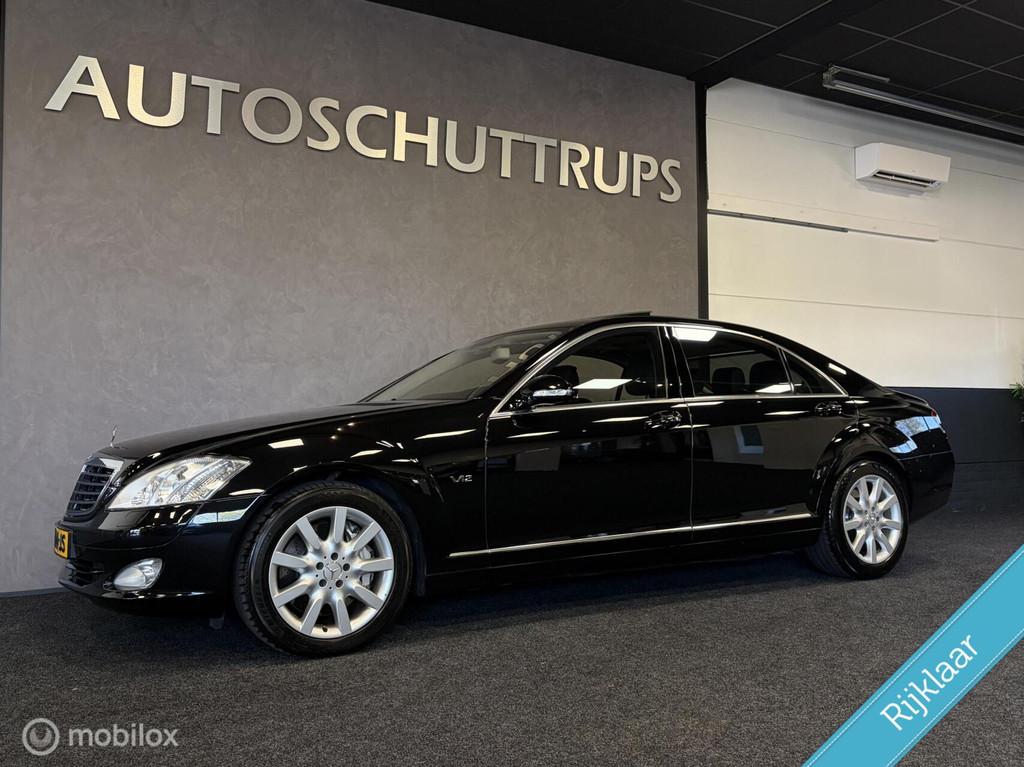 Mercedes S-klasse 600 Lang V12 * ZEER NETTE STAAT *, Automaat, Achterwielaandrijving, Gebruikt, Zwart