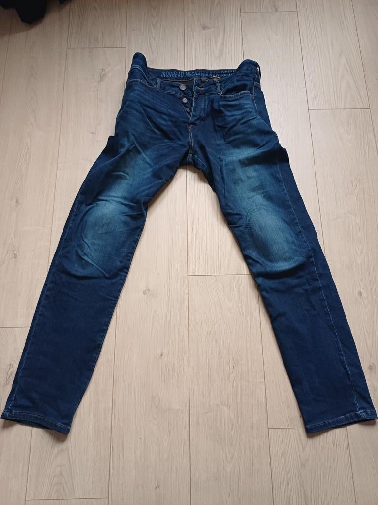 Motorbroek 34-34 | John Doe ironhead motorjeans, Motoren, Heren, John Doe, Ophalen of Verzenden, Broek | textiel