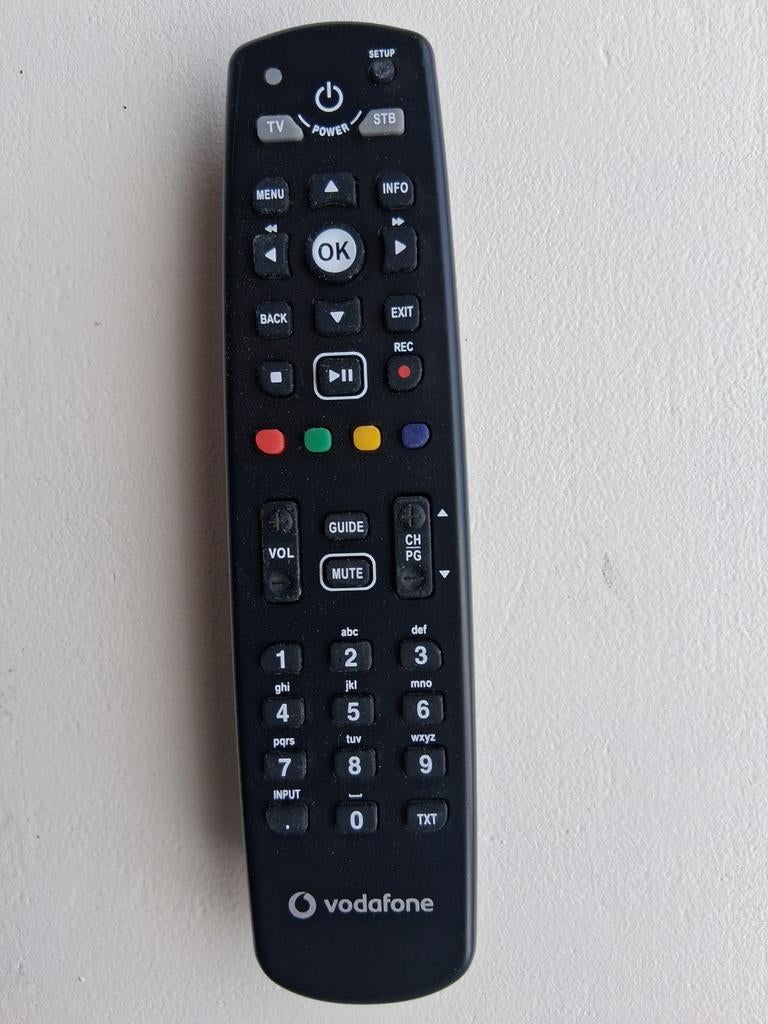 Vodafone afstandsbediening, Ophalen of Verzenden, Zo goed als nieuw, Batterij