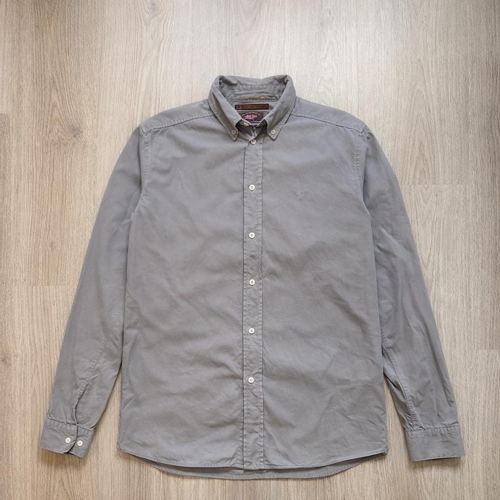 Pall Mall Overhemd Grijs Heren XL Casual, Kleding | Heren, Overhemden, Ophalen of Verzenden, Zo goed als nieuw, Grijs, Halswijdte 43/44 (XL)