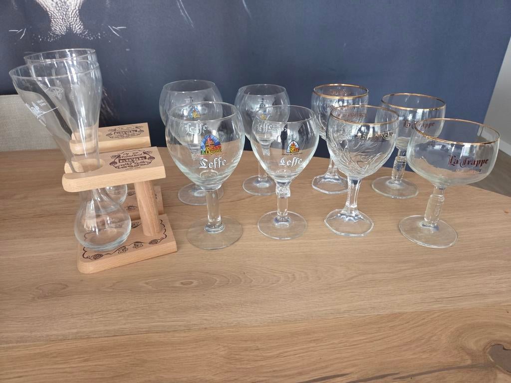 Verschillende bierglazen, Ophalen, Glas, Overige stijlen, Glas of Glazen