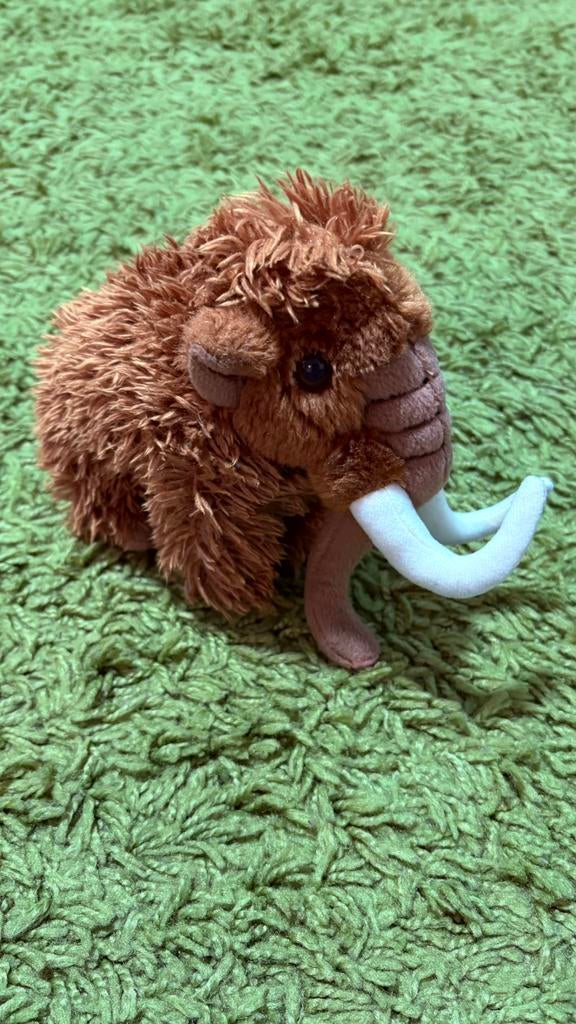 Uni- toys Mammoet pluche knuffel (16cm), Ophalen of Verzenden, Zo goed als nieuw