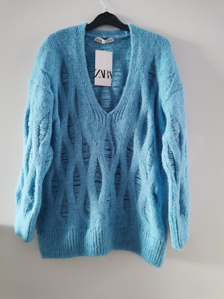 ZARA trui mt. S/M, Kleding | Dames, Truien en Vesten, Nieuw, Maat 36 (S), Blauw, Verzenden