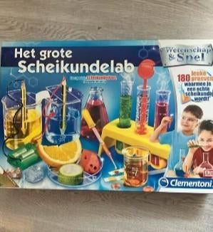 Het grote scheikundelab wetenschap&spel, Ophalen of Verzenden, Gebruikt, Ontdekken