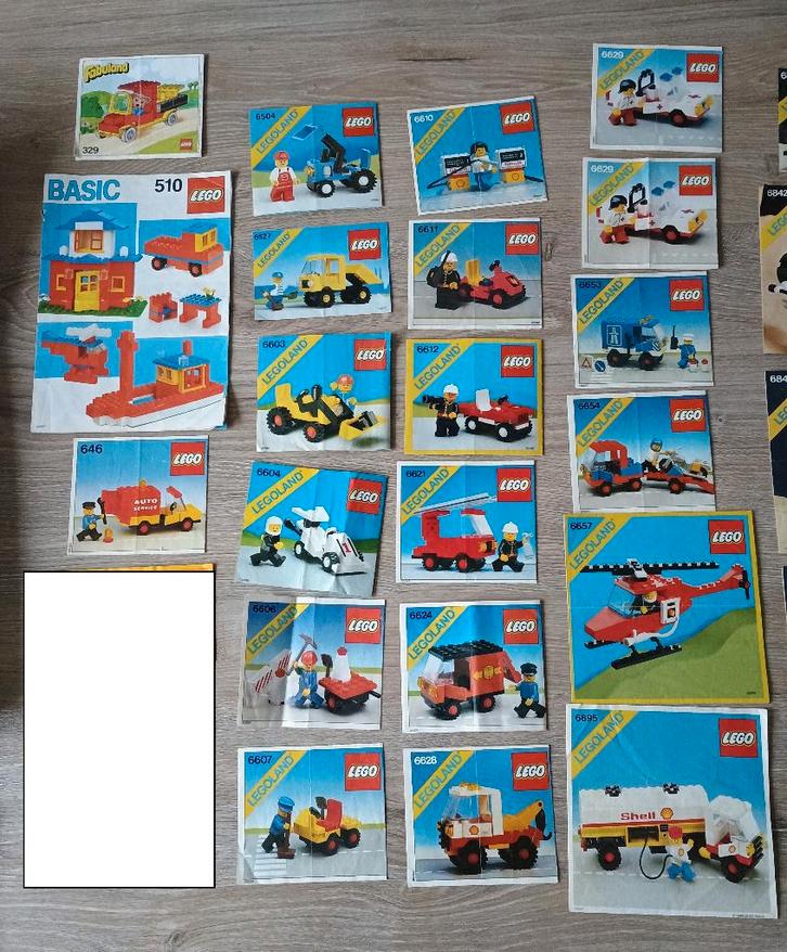 21 Lego verschillende oude handleiding instructies van city, Kinderen en Baby's, Speelgoed | Duplo en Lego, Gebruikt, Lego, Ophalen of Verzenden