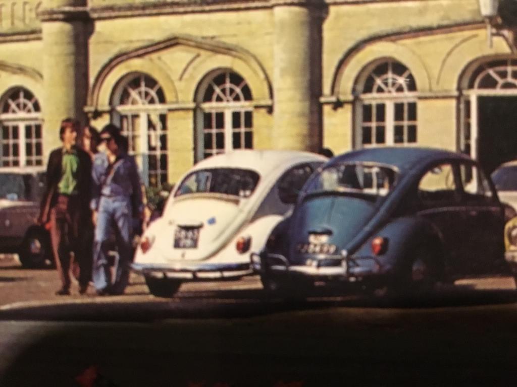 Station Valkenburg met Opel Kadett B coupé, VW Kever, Mini, Verzamelen, Ophalen of Verzenden, 1960 tot 1980, Ongelopen, Limburg