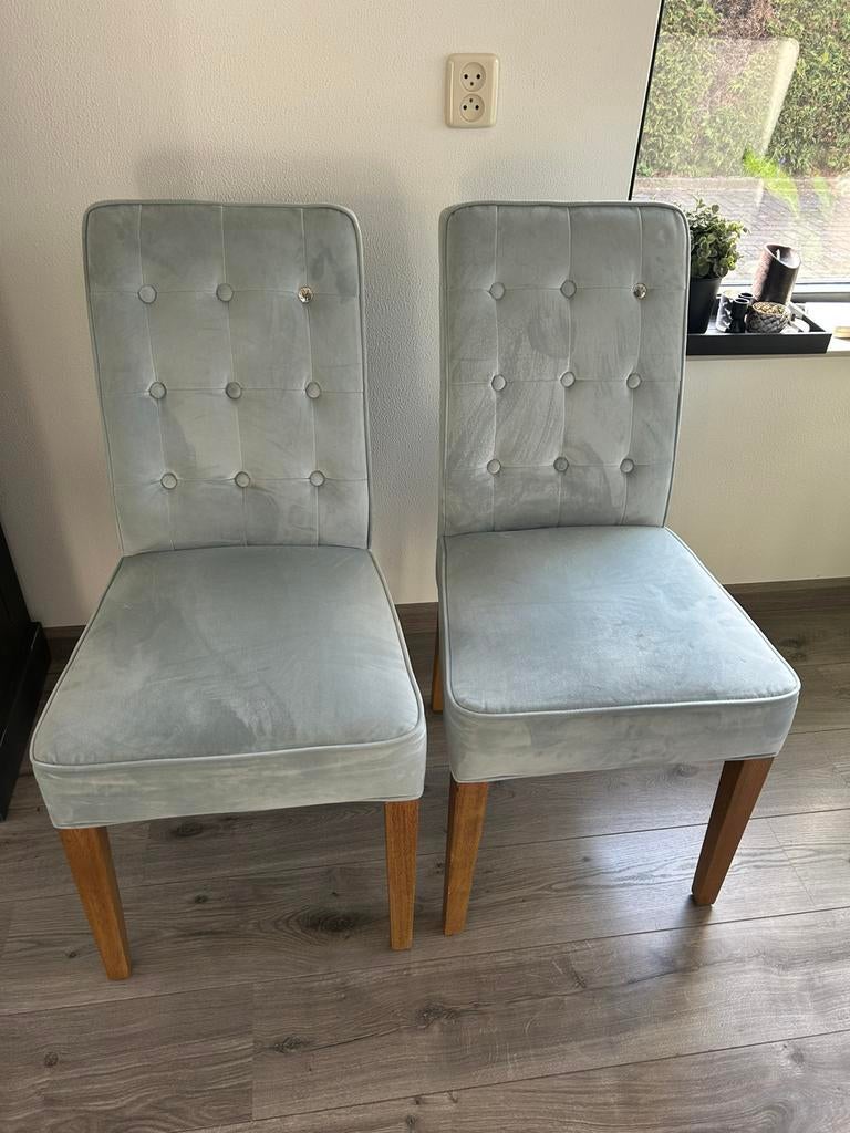 Riviera maisen stoelen, Huis en Inrichting, Ophalen, Gebruikt, Twee, Blauw