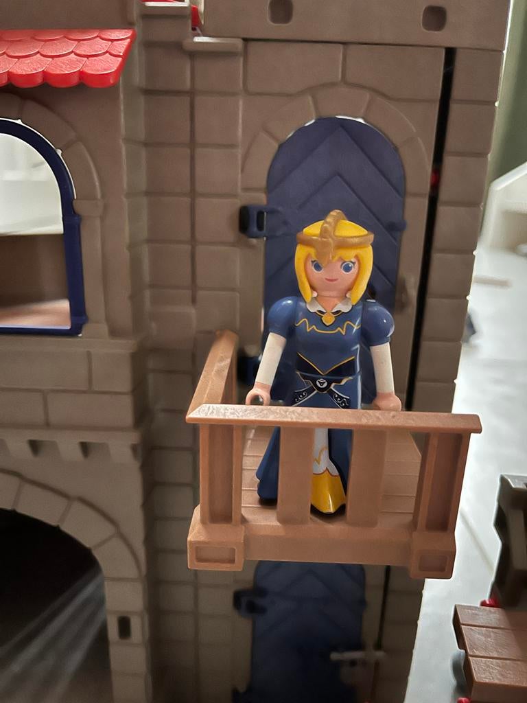 Playmobil Leeuwenridders Kasteel met veel figuren, Ophalen of Verzenden, Gebruikt, Complete set