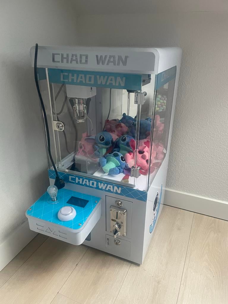 Nieuwe Grijpmachine Tafelmodel Inclusief Inhoud en Muntjes, Ophalen, Nieuw