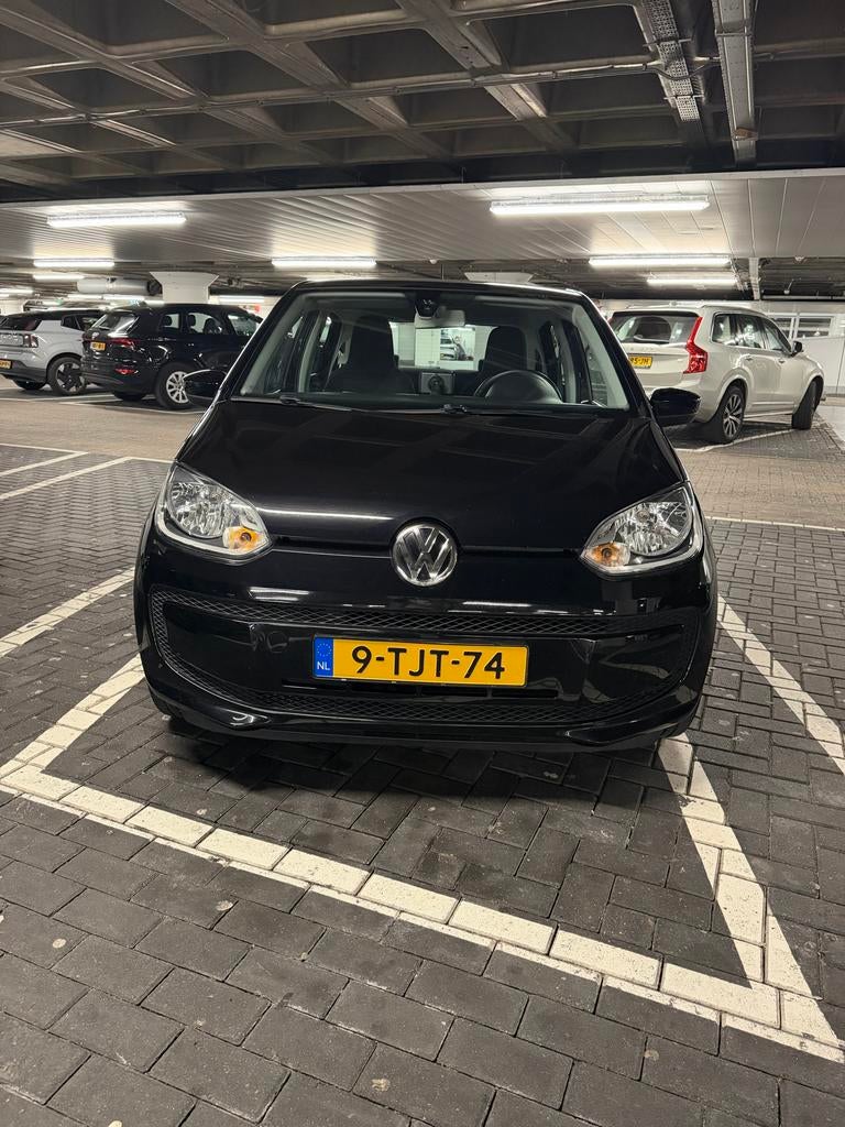 Volkswagen up! 1.0 44KW/60PK 5-DRS 2014 Zwart, Auto's, Voorwielaandrijving, Up!, 840 kg, 4 stoelen