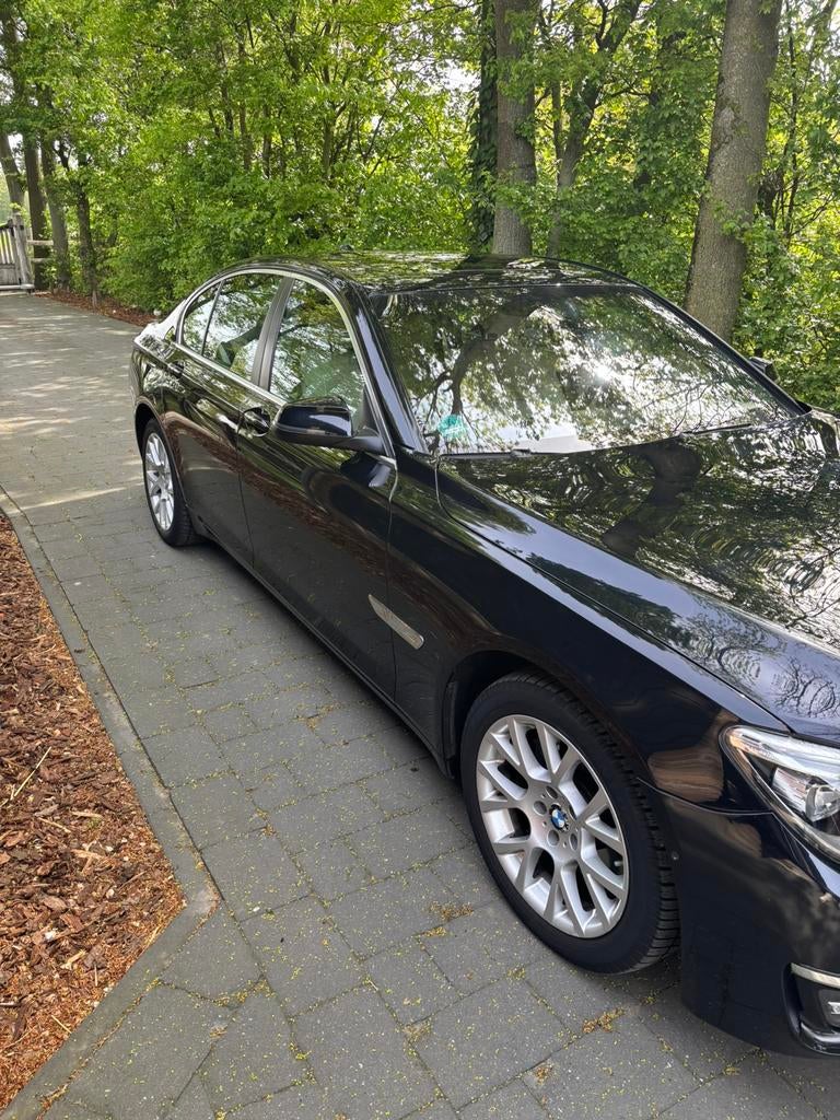 BMW 7-Serie 740i 320pk Aut 2013 Zwart, Auto's, Beige, 320 pk, Zwart, Particulier