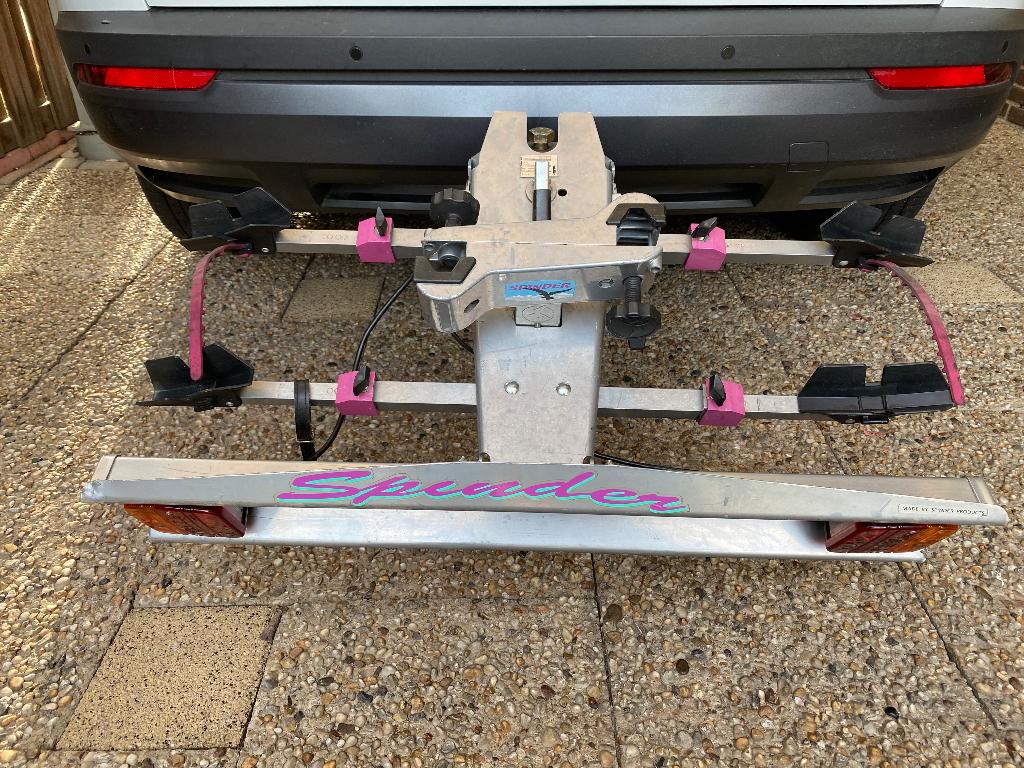 Fietsendrager, Ophalen, 2 fietsen, Gebruikt, Trekhaakdrager