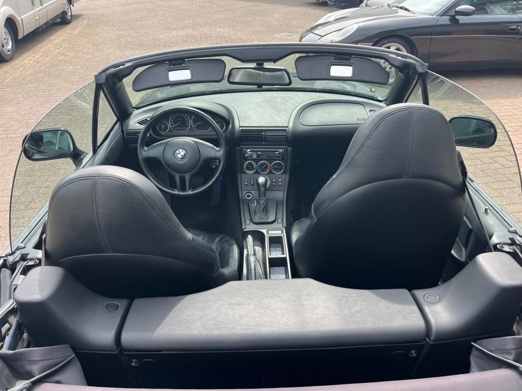 Bmw Z3 2.2i 6 cil. Automaat Airco Cruise Leder, Gebruikt, Cabriolet, Zwart, 2 stoelen