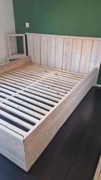 Steigerhout bed Modern, Huis en Inrichting, Ophalen, Gebruikt, 210 cm, Steigerhout