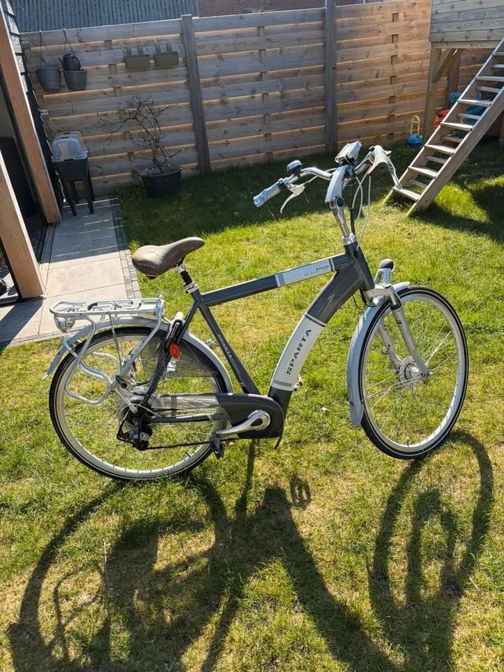 Elektrische fiets, controle bekabeling benodigd., Fietsen en Brommers, Fietsen | Heren | Herenfietsen, Gebruikt, Sparta, 57 tot 61 cm