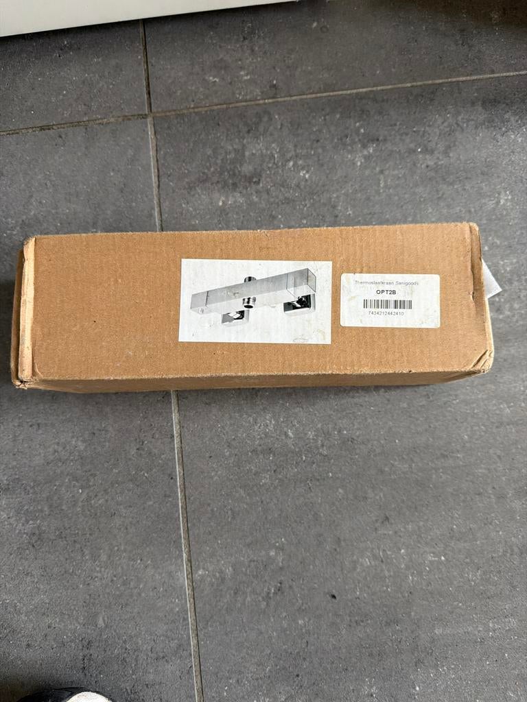 Douche badkraan met dubbele uitloop, Doe-het-zelf en Verbouw, Ophalen, Nieuw, Chroom, Kraan