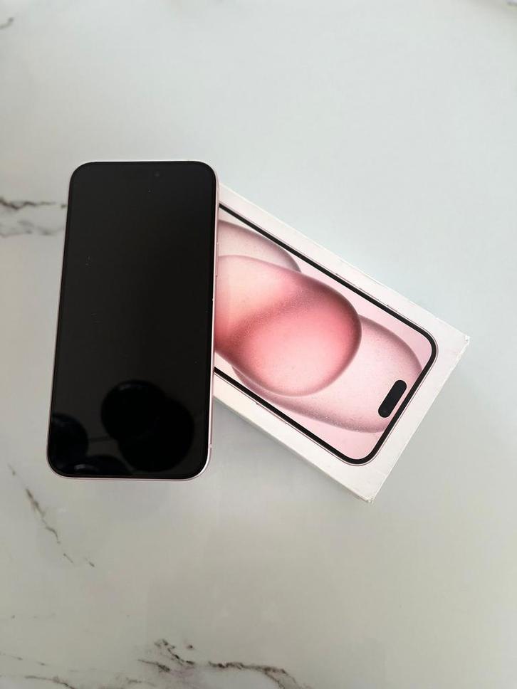 Iphone 15 plus roze 128gb, Telecommunicatie, Mobiele telefoons | Apple iPhone, Gebruikt, 128 GB, Zonder abonnement, Zonder simlock
