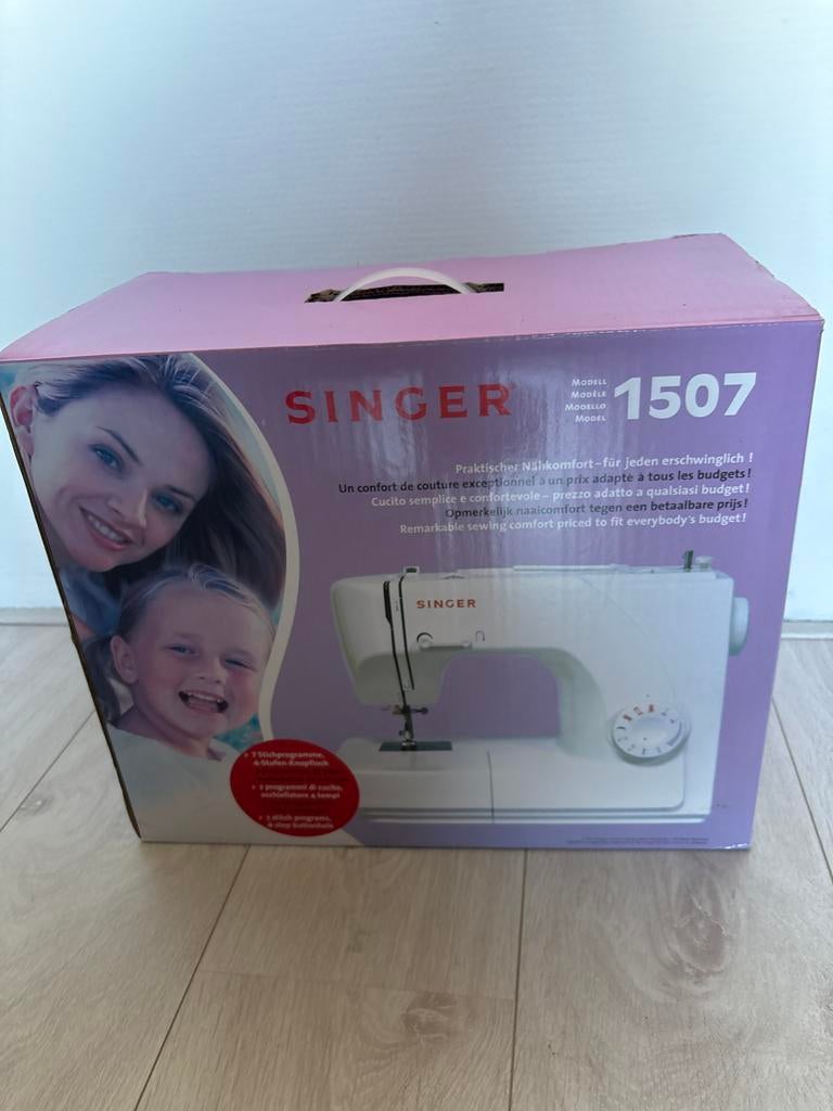 Singer Naaimachine Model 1507 - Perfect voor beginners!, Ophalen of Verzenden, Zo goed als nieuw, Naaimachine, Singer