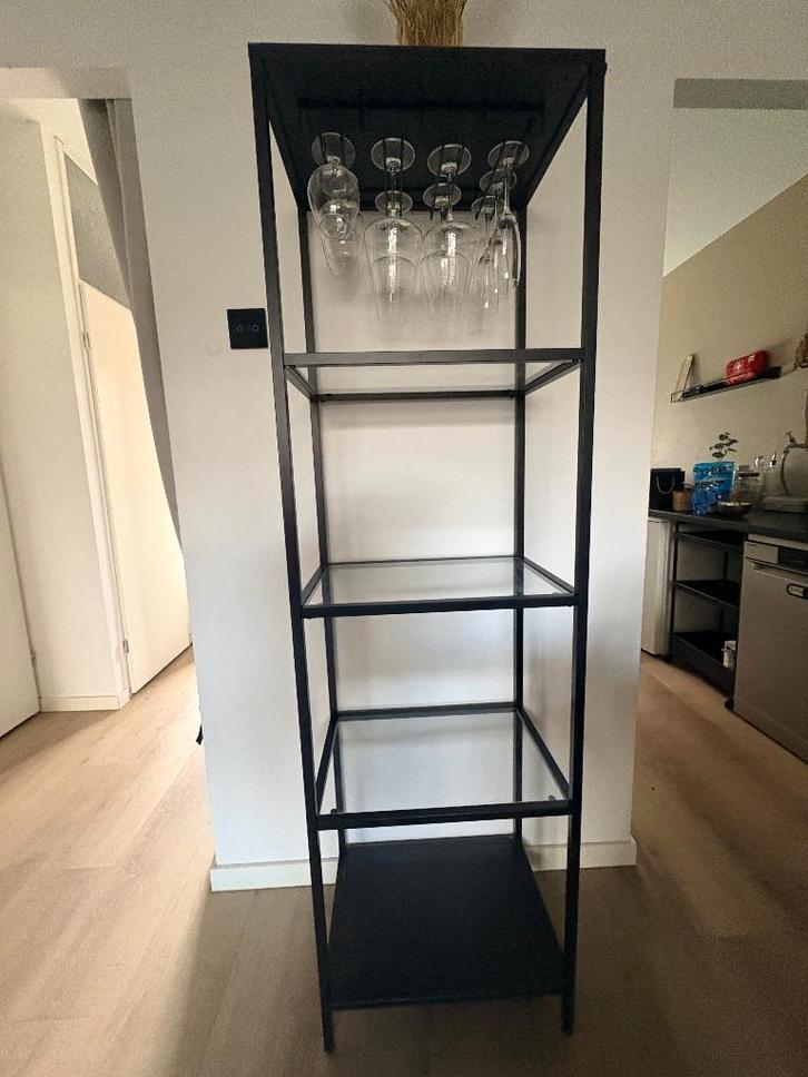 vitrine kasten, Huis en Inrichting, Kasten | Vitrinekasten, Zo goed als nieuw, Minder dan 100 cm, 50 tot 100 cm, 25 tot 50 cm