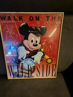 Mickey Mouse Biker Poster - Walk on the Wild Side, Verzamelen, Ophalen of Verzenden, Overige figuren, Gebruikt, Plaatje of Poster