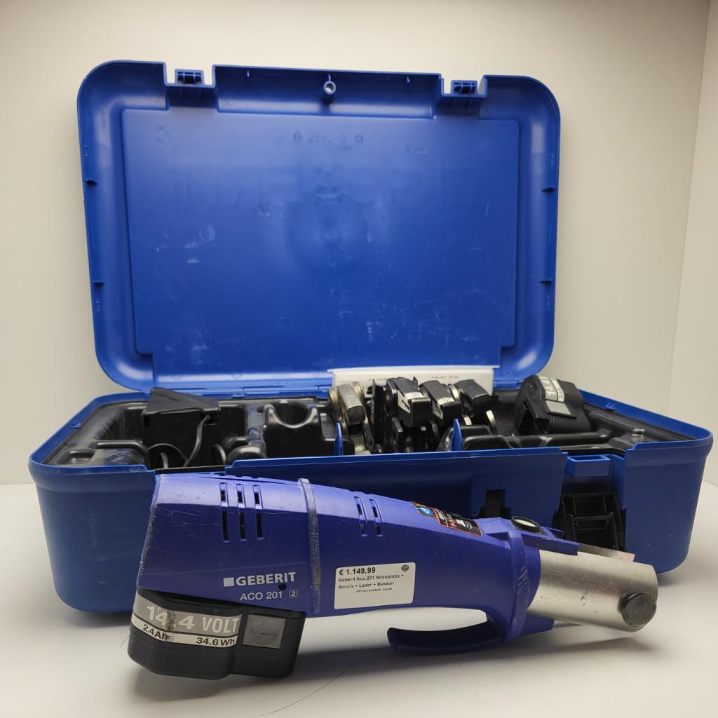 Geberit Aco 201 Novopress + Accu's + Lader + Bekken, Flex Ltd., Zo goed als nieuw, https://flex.com/contact-us, Nobelstraat 10, 5807 GA Oostrum LB, Limburg, Nederland