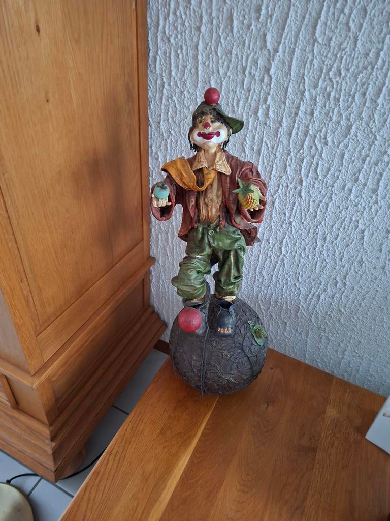 Clown decoratie beeldje, Verzamelen, Beelden en Beeldjes, Ophalen, Zo goed als nieuw, Mens