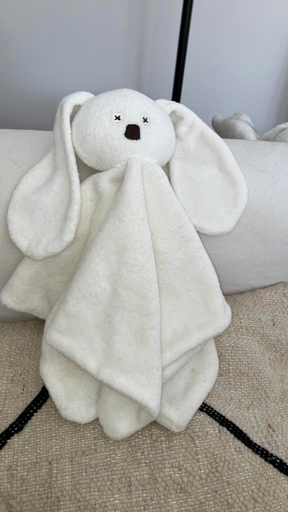 Hema konijn hond badstof knuffeldoekje, Hema, Konijn, Ophalen of Verzenden, Zo goed als nieuw