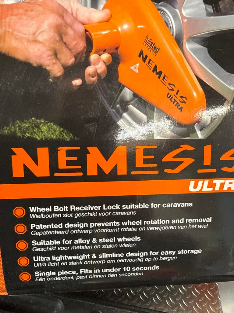 Fullstop Nemesis Ultra Caravan Wielklem SCM Goedgekeurd, Ophalen of Verzenden, Nieuw