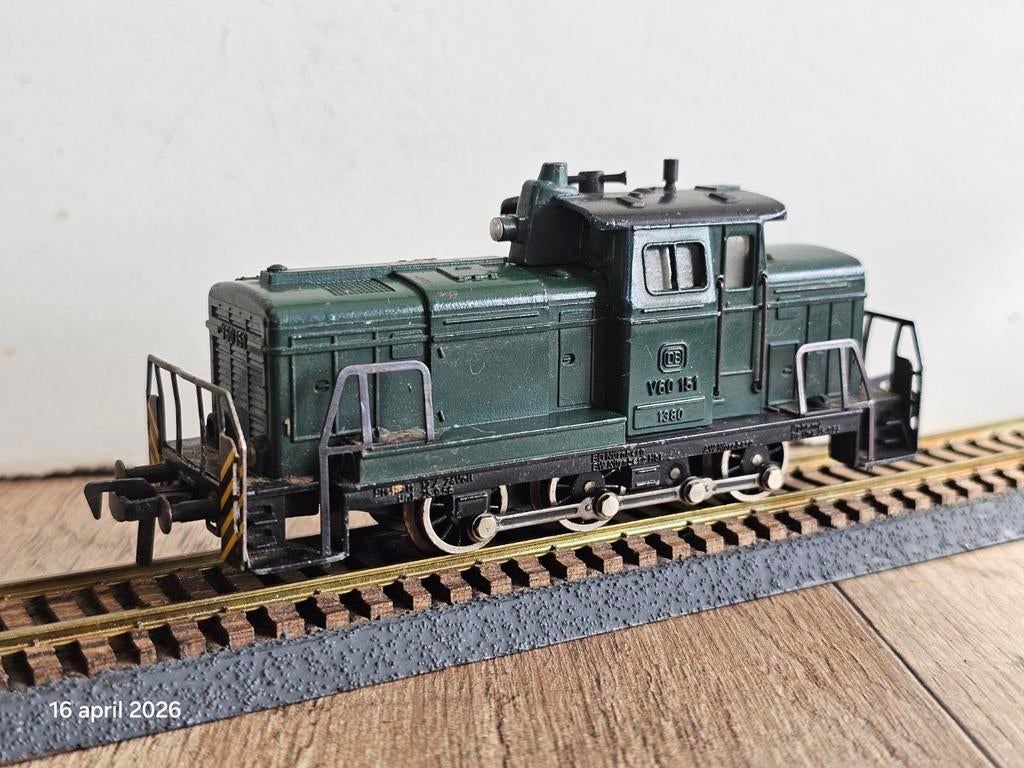 Modeltrein Ho fleischmann V60 diesel lokomotief, Gebruikt, Fleischmann, Ophalen of Verzenden, Gelijkstroom