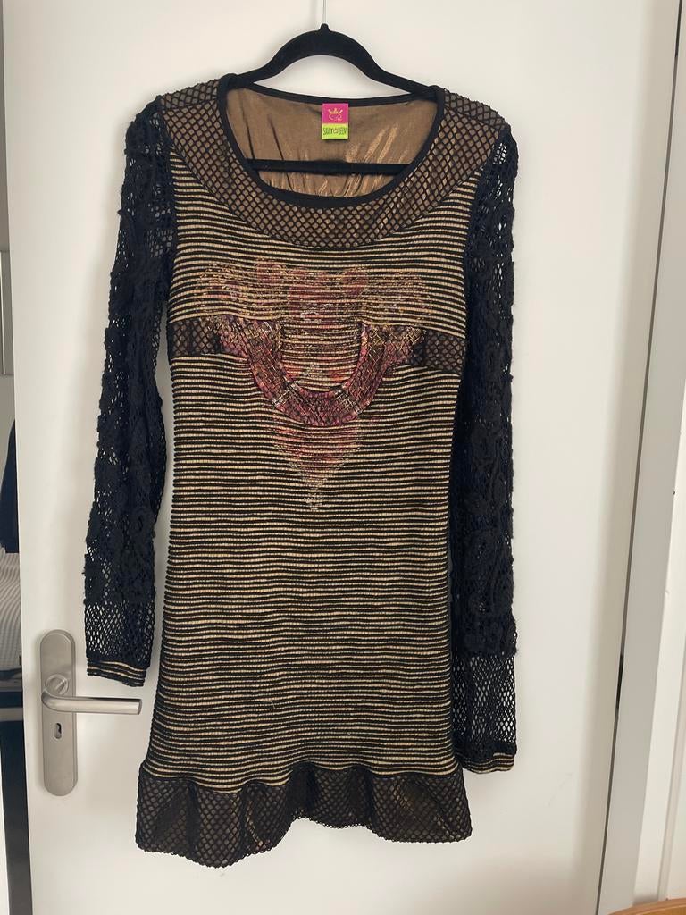 Save the Queen jurk, Zwart, Ophalen of Verzenden, Maat 36 (S), Gedragen